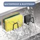 thumbnail image 3 of 2PCS Sponge Holders for Kitchen Sink,Strong Adhesive Sink Sponge Holder - SUS304 Stainless Steel Waterproof Sponge Holder Sink Caddy, 3 of 5