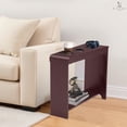 thumbnail image 2 of Naomi Home Jade Modern Nightstand with Charging Station | End Table with USB Ports & Outlets | Narrow Side Table for Bedroom & Living Room - Cherry, 2 of 16