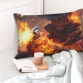 thumbnail image 4 of Balery Western Fire Cowboy Funda de Cojín Estampada, Regalos para Mujeres, Regalos de Amor para Ella, Regalos para Novia o Esposa, Funda de Almohada-14"x20", 4 of 6