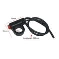 thumbnail image 2 of Motorcycle Double Flash Switch Warning Emergency Signal Light Switch Button TAPDRA Spare Part, 2 of 4