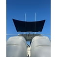 thumbnail image 4 of Dev Fishing 6.5" x 5.5" Fabric Boat Shade Canopy Top Cover (BLACK), 4 of 7