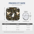 thumbnail image 3 of Balery 2 Piece Bones And Leaves Car Windshield Sun Shade|Foldable Front Windshield Shade for Car Front Window for Most Sedans SUV Truck-Small, 3 of 7