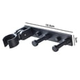 thumbnail image 2 of nipocaio Handheld Shower Bracket, Brass Shower Bracket, Wall-mounted（1pcs,black), 2 of 5