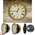 thumbnail image 2 of CIYISON Stylish Wall Clock with Secret Storage Box Valuables Hiddens Box Cash Container, 2 of 16