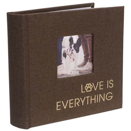 Malden 1-Up Love Is..Pet Brown Fabric Album