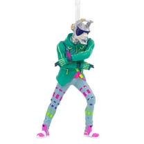 Hallmark Fortnite DJ Yonder Resin Christmas Figurine Ornament, 1"