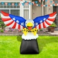 thumbnail image 5 of GOOSH 8.5FT Width 4th of July Inflatable Decorations Patriotic Blow Up Yard Inflatables with LED Lights Holiday Inflatables July 4 Clearance for Outdoor Yard Garden Lawn Decor, 5 of 8
