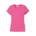 thumbnail image 5 of District Made Ladies Perfect Tri Crew Tee-4XL (Fuchsia Frost), 5 of 6