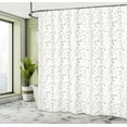 thumbnail image 4 of Ambesonne Foliage Shower Curtain, Various Leaves Imprints, 69"Wx84"L, Multicolor, 4 of 4