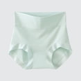 thumbnail image 2 of Kmdttou Women's Seamless Underwear Ladies Comfortable Solid Color Large Size Abdominal Panties Hight Waiste Underpants (Regular & Plus Size), 2 of 6