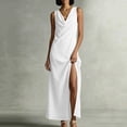 thumbnail image 6 of Iyufng Maxi Dresses for Women Summer Loose Fitting Cowl Neck, 6 of 7
