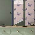 thumbnail image 5 of Ambesonne Vintage Peel & Stick Wallpaper for Home, Stars Butterflies Pattern, 13"x36", Blue Violet and Blush, 5 of 5