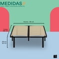 thumbnail image 4 of Mubson Base para Cama Individual de Alta Resistencia. Soporte para Cama Letto, 4 of 5