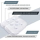 thumbnail image 4 of Almohada De Baño, Almohada De Spa para Bañera con Tecnología De Malla De Aire 4D Y 7 Ventosas, Ayuda A Apoyar La Cabeza, La Espalda, Los Hombros Y El Cuello, Se Adapta A Todas Las, 4 of 5