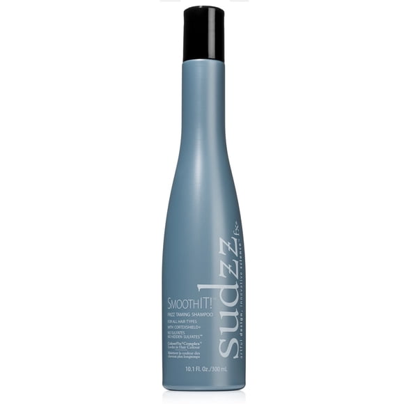SUDZZFX Champú suavizante – Control de encrespamiento y fórmula hidratante para cabello liso dañado – Para necesidades de peinado de hombres y mujeres – Todo tipo de cabello – Sin sulfato 10.1 fl oz