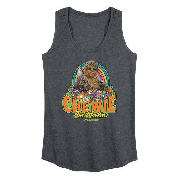 Star Wars - Retro Chewy - Women's Racerback Graphic Tank