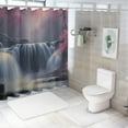 thumbnail image 7 of BCIIG Waterfall Trees River Washable Shower Curtain Set with Hooks 69"x72, 7 of 7