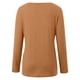 thumbnail image 5 of MHFRRA Camisetas de Mujer para Uso Informal, Otoño e Invierno, Camisetas de Manga Larga con Cuello Redondo para Una Comodidad Diaria. Bronce, 5 of 5
