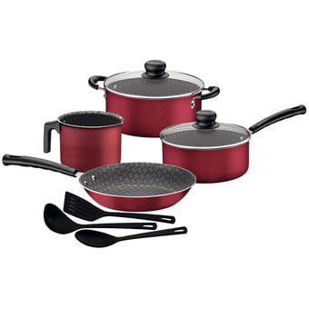 Batería de Cocina Tramontina 20698/982 Versalles Rojo 7 Piezas TRAMONTINA 20698/982