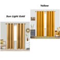 thumbnail image 2 of Cortinas KOUFALL Gold Blackout de 213 cm x 2 para sala de estar y dormitorio, 2 of 7