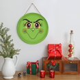 thumbnail image 4 of Panneau Rond Vert pour Célébrer Noël Intérieur Extérieur Couronne, 4 of 9