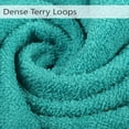 thumbnail image 4 of Hand Towels for Bathroom Highly Absorbent Soft Cotton Towel Aqua Blue Pack of 2, 28x16 Inches, 4 of 7