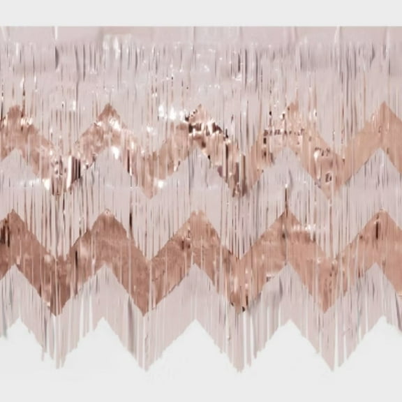 5ct Boho Décor Backdrop White/Rose/Gold
