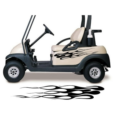 Golf Cart Go Kart Decals Side By Side Stickers Graphics Tribal Flames Stripes GG19