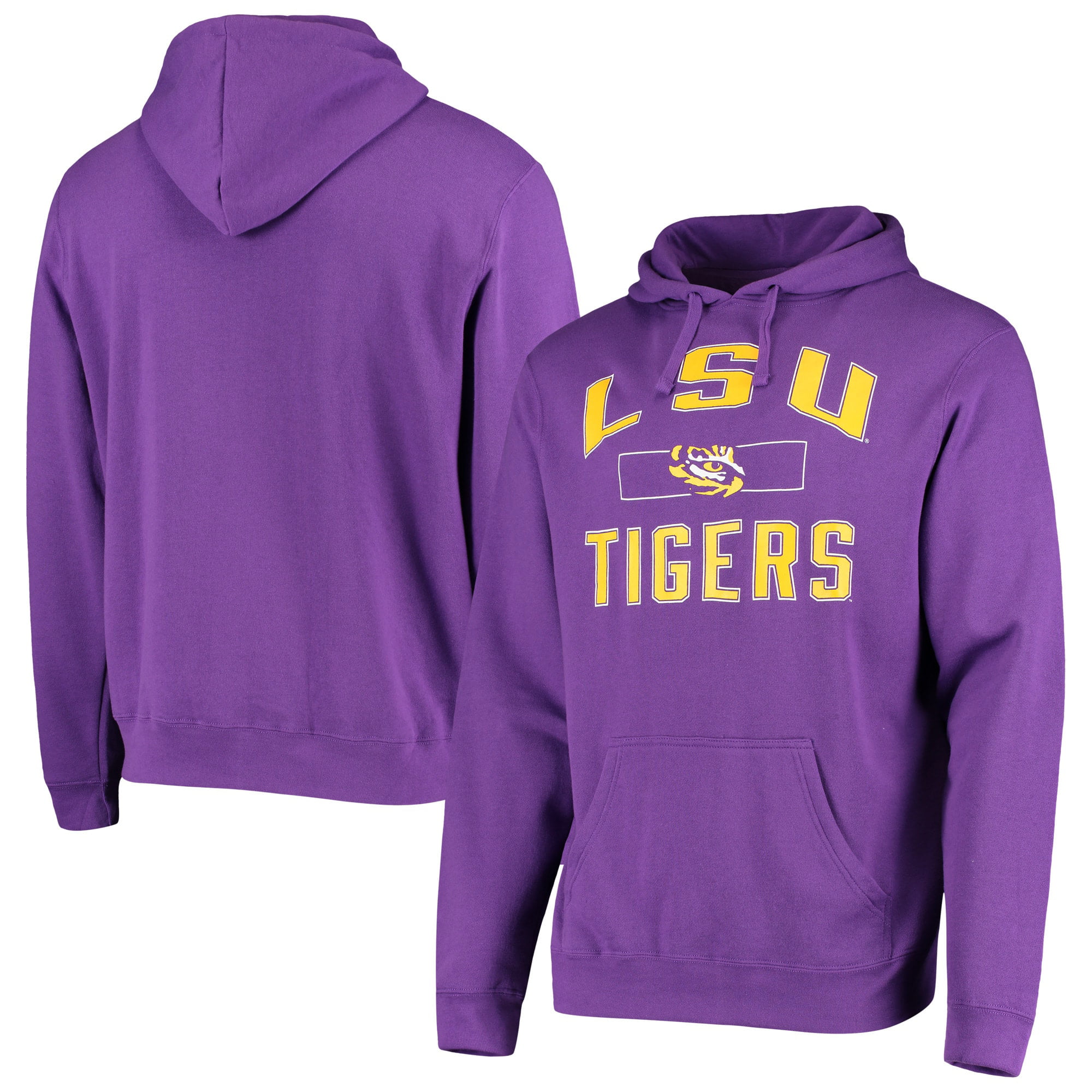 Men's Purple LSU Tigers Origin Pullover Hoodie - Walmart.com - Walmart.com