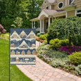 thumbnail image 2 of Yayeee Garden Flag 12"x18" Double Sided Outdoor Yard Lawn Holiday Decorations, Winter Village, 2 of 6