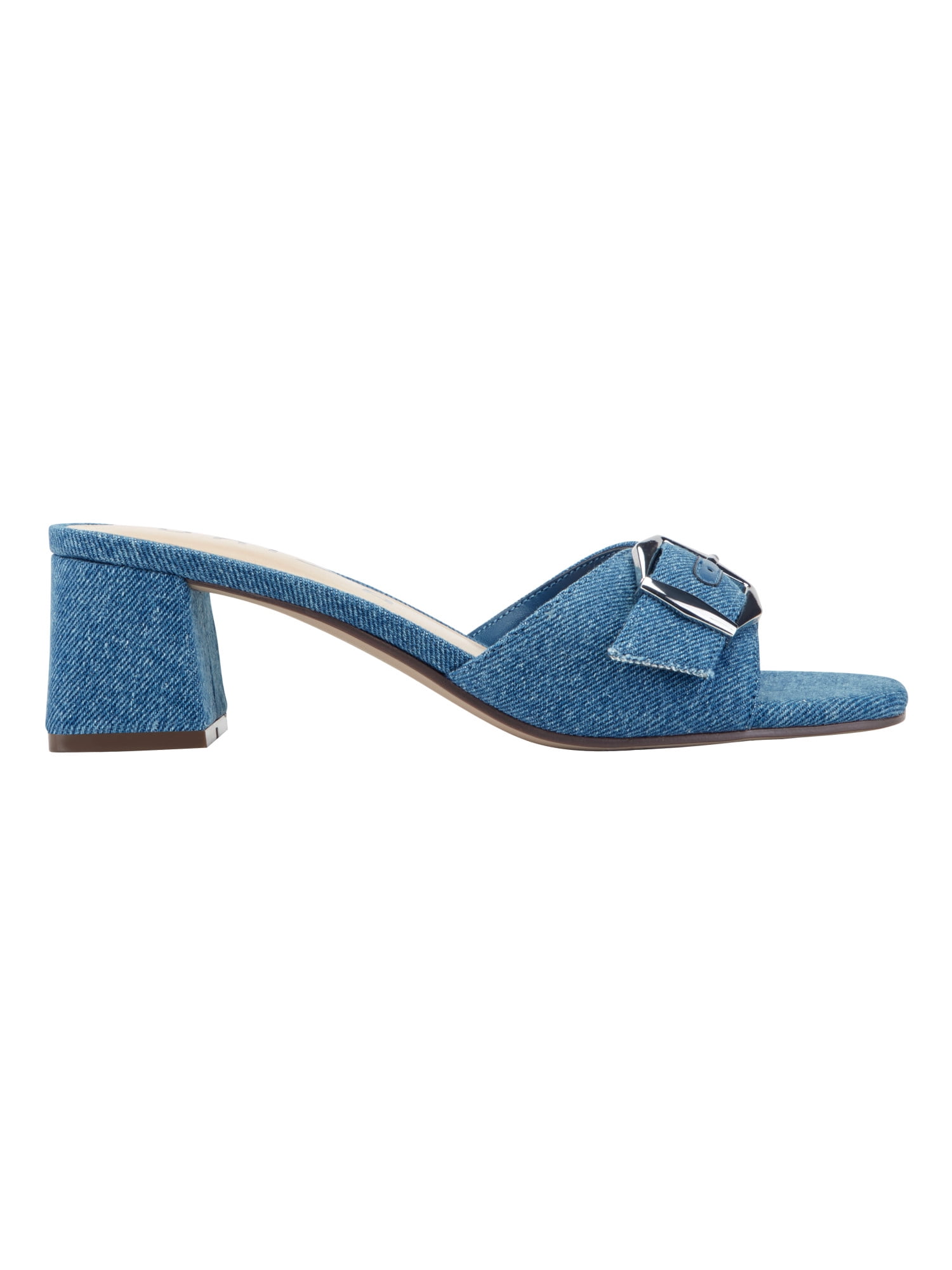 Unisa Women's Variten Slide On Block Heel Buckle Sandal