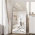 thumbnail image 2 of CONGUILIAO Full Length Mirror 71"x26" Arch Mirror Floor Mirror with Stand Wall Mirror Gold Arched Full Body Mirror Standing Hanging or Leaning Against Wall Bedroom Mirror for Entry, Living Room, 2 of 4