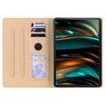 thumbnail image 3 of SaniMore Wallet Case for Samsung Galaxy Tab A8 (SM-X200/X205) 10.5" 2022, PU Leather Magnetic Closure Cover Support Pencil Holder Card Slot & Kickstand Full Body Protective Shell, Khaki, 3 of 6