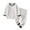 Light Gray, variant on SUSUSU Toddler Thermal Underwear, Boys Girls Long Sleeve Striped Set, Cozy Casual Kids Outfits, Printed Tops Pants Everyday Wear
