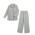 thumbnail image 6 of Enjoytime Pajamas for Women Set Long Sleeve Button Down Shirts with Pants 2 Piece Lounge Sets Comfy Sleepwear, 6 of 6
