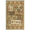 thumbnail image 4 of Alora Decor Itasca 5' x 8' Patchwork Brown/Green/Beige/Red Hand-Tufted Area Rug, 4 of 5