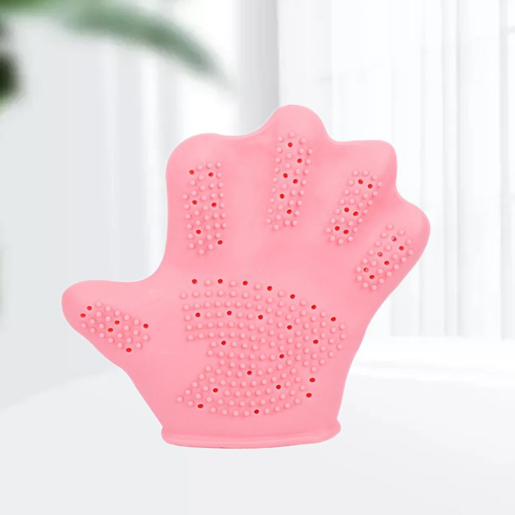 Suited to Long fur and Short fur Pink Gentle Deshedding Brush Glove BOBBY AND MAISY PINK Cat Grooming Glove Efficient Pet Hair Remover Mitt