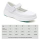 thumbnail image 2 of Zapatos de enfermería de cojín de aire de cuero Mujeres suaves Damas Espesas Soled Soled Trabajo Transpirable Zapatos Blancos Cañas Médicos sin deslizamiento, 2 of 9