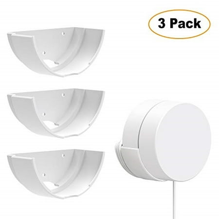 google wifi 3 pack wall mounts, google router mounting bracket, best design for winding power cord, fits snugly to google wifi 3