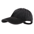 thumbnail image 1 of Gorra de béisbol vintage de algodón, ajustable, para hombre y mujer., 1 of 5