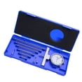thumbnail image 1 of KFFKFF Depth Gauge, Depth Micrometer 0-22 inch Measuring Range, 0.001" Resolution, with 4 Anvils & 6 Standard Rods, Precision Easy to Read Mechanical Tool, 1 of 9