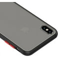 thumbnail image 3 of Case for iPhone Xs Max Thin Shockproof Phone Case PC Back TPU Bumper [Protect from Fingerprint/Shock/Scratch/Slip] Translucent Matte Phone Cover for iPhone Xs Max-Black, 3 of 5