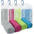 thumbnail image 1 of Toalla refrescante 4 piezas YESLIFE 102 x 30 cm para gimnasio y entrenamiento, 1 of 9