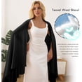 thumbnail image 2 of Tencel Shawl Wraps 70 x 35in Travel Essentials Lightweight Pashmina for Travel Blanket Scarf UPF 50+, 2 of 6