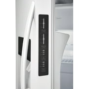 Frigidaire FRSS2623AW 26 Cu. Ft. 36'' Standard Depth Side-by-Side Refrigerator, White