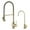 Brushed Gold, variant on KRAUS Britt™ Commercial Style Kitchen Faucet and Purita™ Water Filter Faucet Combo in Spot Free Stainless Steel