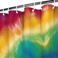 thumbnail image 3 of Rainbow Tie Dye Mandala Pattern Shower Curtain 72"x84" ,Bathroom Decorative Shower Curtains Set with 12 Hooks,Modern Waterproof Washable Shower Curtain, 3 of 6