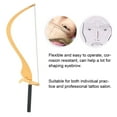 thumbnail image 4 of Eyebrow  Marking Ruler, Eyebrow Line Marker Ruler Ergonomic Eyebrow  Measuring Tool  For Individual Practice Gold,Silver,Black,Purple, 4 of 8