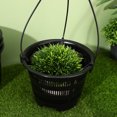 thumbnail image 4 of 5 Sets Hanging Flower Pots Plastic Planters Household Orchid Planting Pots Balcony Decorations, 4 of 5