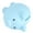 Blue, variant on BIMZUC Pink Vinyl Piggy Bank for Kids, Durable Cartoon Animal Coin Cash Money Jar Gift, 3.94 inches / 10 cm